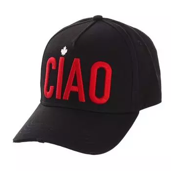 Dsquared2 BMC0592-05C00001 мужская кепка с регулируемым ремешком TU чёрный