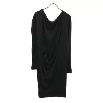 DSQUARED2 made in Italy Long sleeve drape one piece M black Women Used