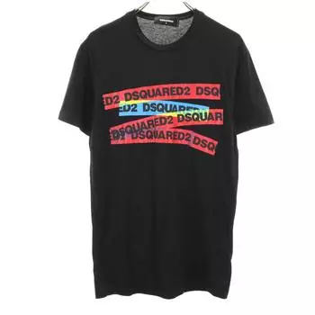 DSQUARED2 Short sleeve T-shirt S black Men s Used
