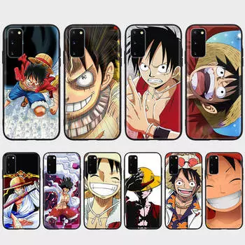 DT28 One Piece Luffy Case for iPhone 16 15 Plus 14 13 12 11 Pro 8 7 6S 6 SE 5S X XR XS Max Realme C30 C33 C31 9I Huawei P30 Black Soft Cover Huawei P30 Lite бездна