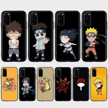 DT92 Cute Naruto Case for Xiaomi Poco X6 X4 M5 M6 F5 F6 C65 C55 C50 C51 C40 Redmi Note 7 8 14C A3X 13C 12C 11 10A 9C Pro Black Sofe Cover Redmi Note 7 Pro коричневато-жёлтый