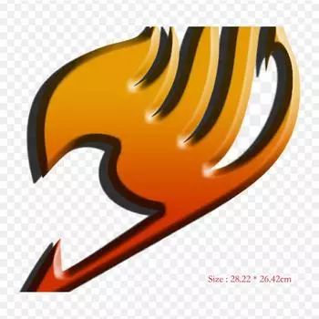 Du Symbole De Tail Natsu Dragneel Erza Scarlet Heat Transer термонашивки для одежды, футболки, платья, моющиеся аксессуары, аппликации, значки