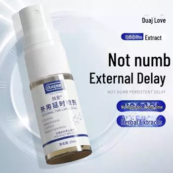 Duai Blue & White Внешний спрей для задержки эрекции - Adult Sex Aid, коробка 200 мл