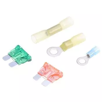 Dual Electric Cooling Fan Wiring Harness Thermostat Temp Switch Sensor Relay Kit