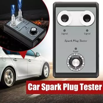 Dual Hole Tester Car Spark Tester Ignition System Tester Coil Tester Diagnostic Test Automotive Tool Wi V3f5 серый