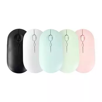 Dual Mode Bluetooth Wireless Mouse Cobblestone Silent Business Office Girls Rechargeable 2.4G Game Mouse