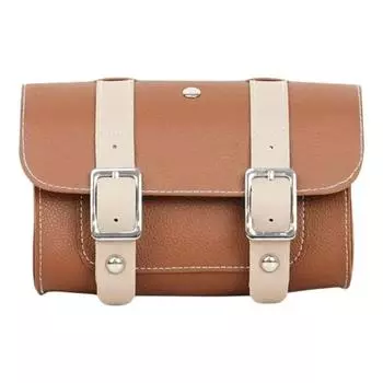 Dual-purpose Bicycle Hanging Bag Metro Electric Vehicle Storage Bag Cycling Outdoor Sports коричневый