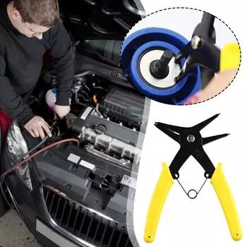 Dual Purpose Circlip Pliers Wear-resistant Long-lasting For Remove Reassemble Internal External Snap Hand Tool L0B8