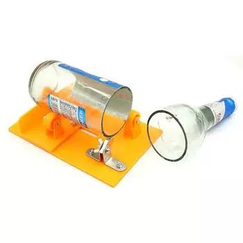 Dual-purpose Glass Bottle Cutter Universal Adjustable Size Wine Bottle Crafting Decorations Cutting Tool Metal Glass Cut Machine синий