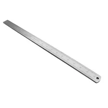 Dual-Scale Stainless Steel Ruler 53cm Measuring Tool Durable Forging Stick Ruler Office