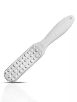 Dual-Sided Foot Rasp with Non-Slip Handle for Safe and Effortless Callus Removal and Foot Care белый