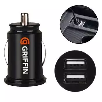 Dual USB Car Charger 5A Fast Charing 2 Port 12-24V Cigarette Socket Lighter Car USBC Charger For IPhone 12 Power Adapter Y3Q6