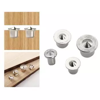 Дюбель Кернер Деревообрабатывающий стык Выравнивающий штифт Панельная мебель Позиционирование Деревянного штифта Локатор 1set (4pcs)