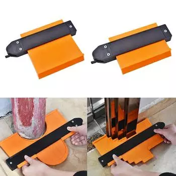 Дубликатор контуров с инструментом для дублирования формы Lock Widen 5 ”контурная измерительная линейка для углов, шаблонов для деревообработки, плитки, литья 201x105 mm