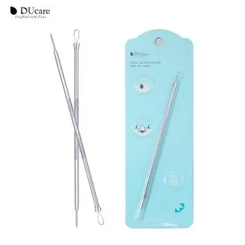 DUcare 1 шт., акне, угри, комедон, черные точки, прыщи, средство для удаления пятен, уход за кожей, женская красота, лечение акне, очищающее средство для пор, игла, крючок, набор инструментов для макияжа