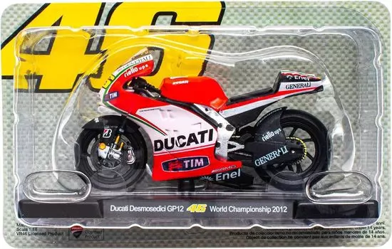 Ducati Desmosedici GP12 Rossi Collection MotoGP ROSSI Collection Desmosedici Bike 1/18 2012#46 [Item]