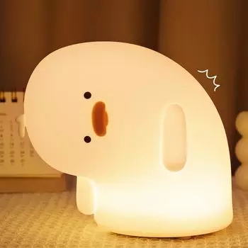 Duck Night Bedside YuanDian LED Nursing Timer Stunning Table Night USB Safe ABS Indirect Light Bulb Baby Gift Light, Lamp, Light, Light, Setting,