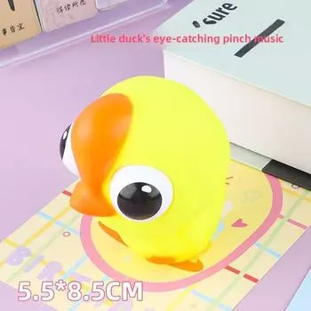 Duck Squeezing Funny Toy Eyepopping Function Stress Relief Motor Skill Training