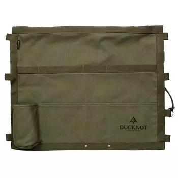 Карман на спинке стула DUCKNOT, подвесной органайзер для холста, настенный карман, карман на спинке сиденья, карман для хранения вещей, сделано в Японии (хаки)