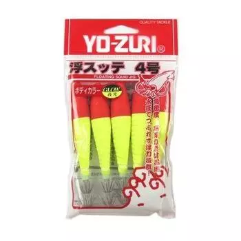 DUEL Floating Cloth Roll 5 Pieces TY2 LRY x Yellow D54 No. 4.0 Luminous/Red