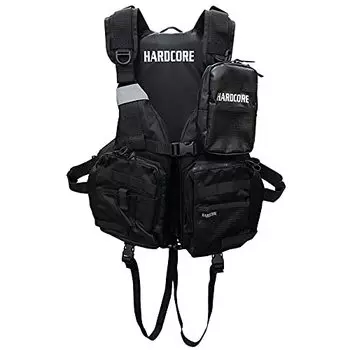 DUEL Hardcore Game Vest Fishing Fishing Tackle Fishing Vest Fishing Wear Black Free