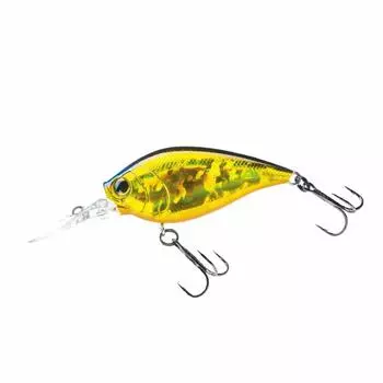 DUEL HARDCORE Lure Crankbait HARDCORE CRANK MR 60F 60 мм Shiner Bass Fishing Weight14g R1364-HGSN-Golden
