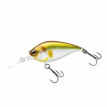 DUEL HARDCORE Lure Crankbait HARDCORE CRANK MR 60F 60mm Ghost Ayu Bass Fishing Weight14g R1364-MGSA-Metallic