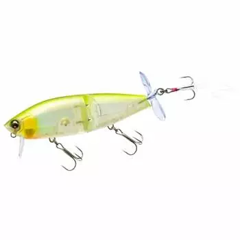 DUEL L-Bass Wake Rider 105 мм плавающий Ghost Chart Back Bass Wake Bait Joint Body Prop