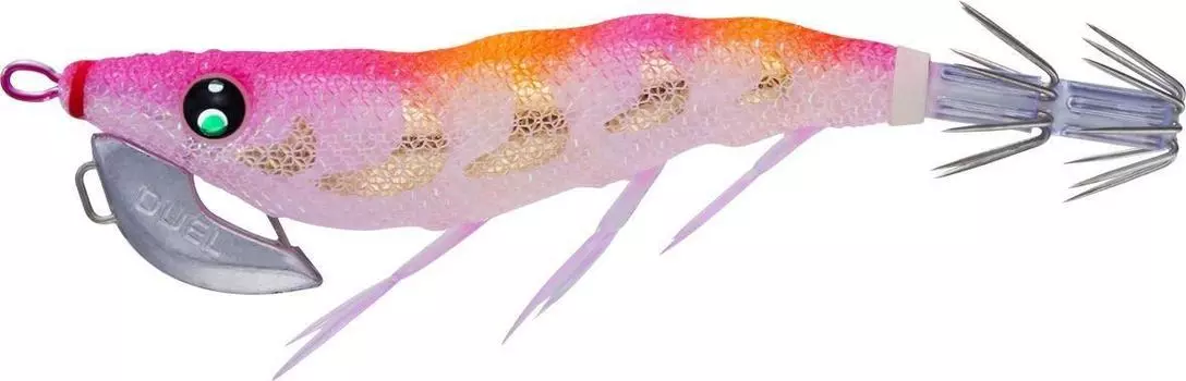 DUEL Lure Egi Cast Rattle 02 GPOG 10g Pink Orange Patter EZ-Q No. 2.5 Вес A1690-GPOG-Золото