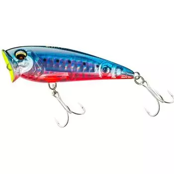 DUEL Lure Spit Pop 70mm Floating Gear Sea Fishing Sea Sea Eagle L-Blue [Fishing Bass] F1224-HRI Red-bellied