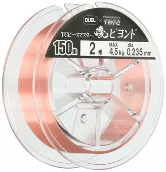 DUEL Nylon Line 2 TG Peace Master Iso Beyond 150m 2 Clear Orange Rock Fishing Fukase H3468 No. No.