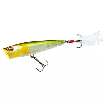 DUEL Popper 65F 65 мм Metallic Ghost Ayu Bass Fishing L-Bass