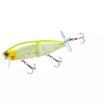 DUEL Wake Rider 85mm Floating Ghost Chart Back Bass Wake Bait Joint Body Prop L-Bass