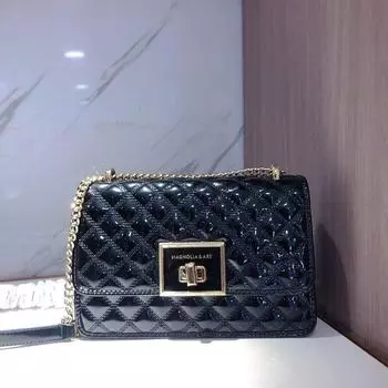 Dufan Leather Classic Style Fashion Exquisite and Versatile Women s Bag Polished Cowhide Crossbody Bag Chain Bag Genuine Leather Frank Black