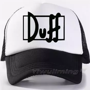 Duff Регулируемые грузовики Молодежные сетчатые шапки Бейсбольная кепка дальнобойщика Папа Шляпа Летняя бейсбольная кепка Чистая шляпа Кепка Кепка водителя грузовика Дышащая кепка Adjustable