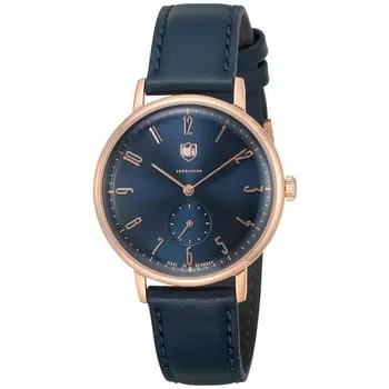 [Duffa] Часы Gropius Dial Navy из нержавеющей стали, кварцевые, 38 мм, Германия, DF-9001-0F [Товар]