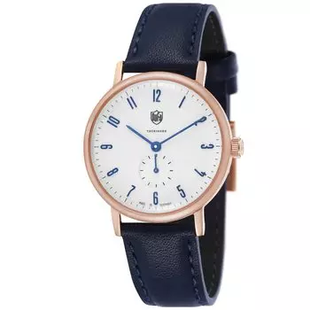[Duffa] Часы Gropius White Dial Navy из нержавеющей стали с кварцевым механизмом 32 мм, Германия, женские, DF-7001-0L [Товар]