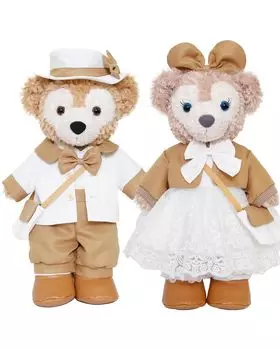 Duffy Shellie May Mocha Generic Costume Set Clothes Plush Toy Продается отдельно Коричневый Коричневый Мягкая игрушка Размер S 43 см Одежда Стильная Одежда Оригинальный Дизайн