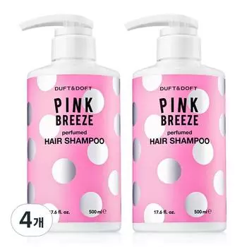 Duft&Doft Perfumed Shampoo Pink Breeze, 500ml, 4 pcs.