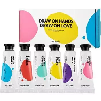 Duft & Doft Signature Perfume Mini Hand Cream Palette Edition 10 мл x 6 видов, набор, 60 мл, 1 комплект