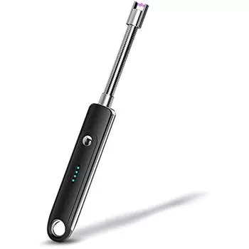 Дуговая зажигалка Электронная зажигалка USB Перезаряжаемая ветрозащитная беспламенная дуговая зажигалка 22x3x1cm