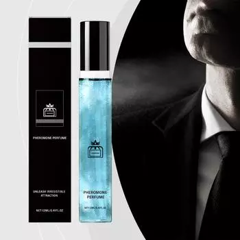 Духи Blue Wooden, веселые духи для мужчин и женщин, духи с феромонами, одеколон Attraction, духи Wooden Charm, 1 шт, 12 мл One Size синий