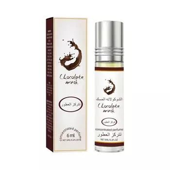 Духи Chocolate Musk Roller Perfume Portable Стойкие мягкие ингредиенты Свежий и не резкий запах 6 мл One Size белый