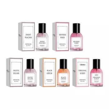 Духи для мужчин и женщин Теплые и сладкие древесные духи Туалетная вода 4 шт 30 мл красный