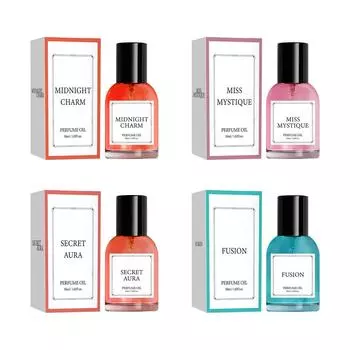 Духи для мужчин и женщин Теплые и сладкие древесные духи Туалетная вода 4 шт 30 мл красный