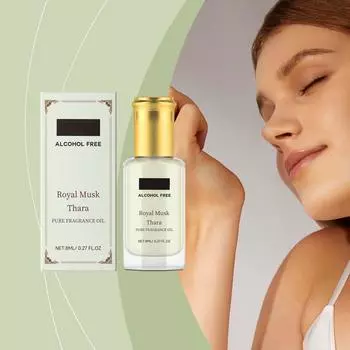 Духи Musk Ball 8 мл ; Шариковые духи; Классический парфюм; Сочетание ароматов мускуса и жасмина; Несокрушимое очарование One Size белый