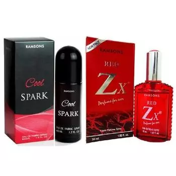 Духи Ramsons Zx Red and Cool Spark, набор из 2 штук