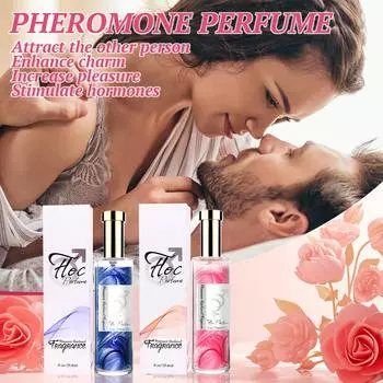 Духи с феромонами для мужчин и женщин, заставьте его влюбиться в вас, стойкие духи для него или для нее, туалетная вода-спрей.29,6 мл One Size синий