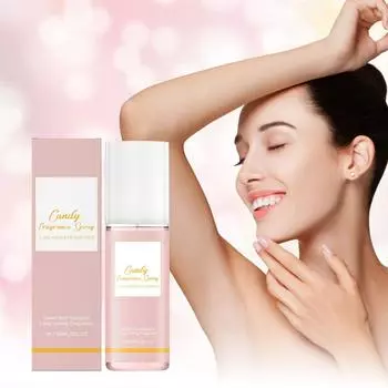 Духи-спрей Candy освежают духи по уходу за телом, чтобы привлечь мужчин, уникальный аромат, легко носить с собой, раскройте свое соблазнительное очарование 60 мл розовый