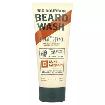 Duke Cannon Supply Co., Big Bourbon Beed Wash™, дубовая бочка, 6 жидких унций (177 мл)